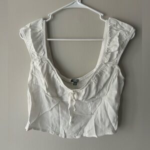 Wild fable White Crop Top